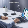 Ugreen USB-C hub na 4x USB-C 3.2 / 1x USB-C 100W PD CM806 čierny