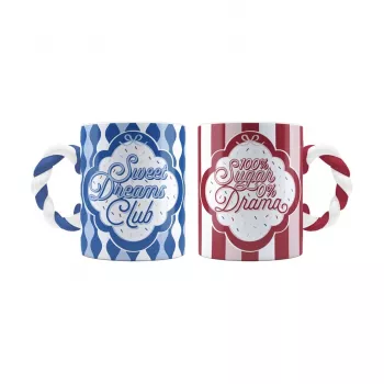 Bialetti Candyland sada šálok, 2 ks x 300 ml