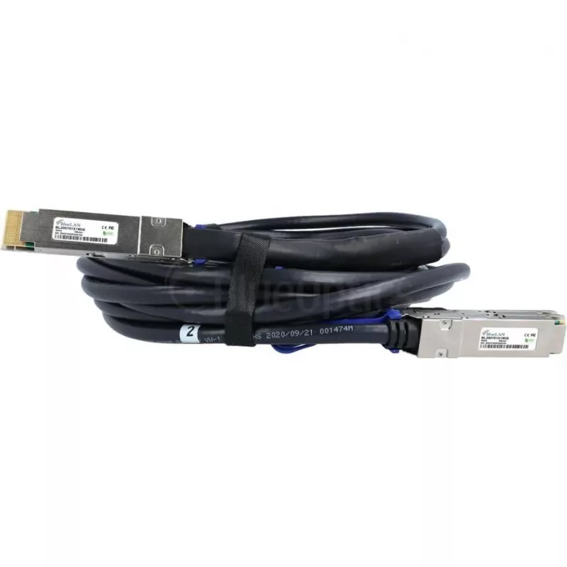 BlueLAN Juniper QDD-2X200G-1M kompatibilný 400G QSFP-DD Breakout-DAC kábel 1m AWG26