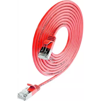 Wirewin Slim Cat6 U/FTP patch kábel, 15 m, červená