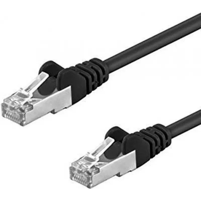 Wirewin Cat5e U/FTP patch kábel, 15 m, čierny