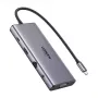 Ugreen CM639 USB-C hub, HDMI, VGA, 2x USB-C 3.2 10 Gbps, 2x USB, SD/TF, RJ45, Aux 3,5 mm, PD, 4K 60 Hz