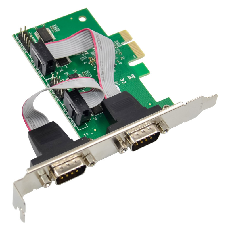 InLine® PCIe x1 rozširujúca karta, 4x RS-232, Low Profile