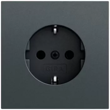 GIRA 418873 SCHUKO zásuvka System 70, antracitová