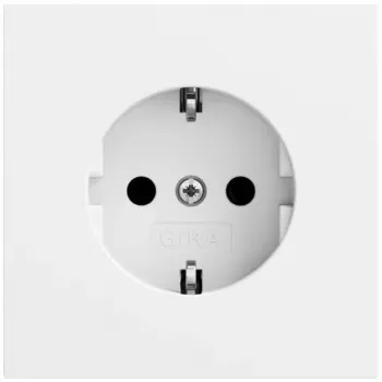 GIRA 418872 SCHUKO zásuvka System 70 čistobiela