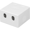 Techly 366310 nástenná zásuvka pre 2 keystone moduly RJ45 alebo RJ11/12