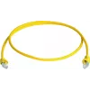Telegärtner Cat6a S/FTP patch kábel, 3,5 m, žltá