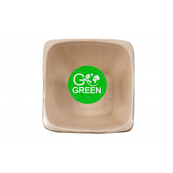 Gogreen kompostovateľné misky z cukrovej trstiny 1300 ml, štvorcové, 5 ks