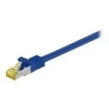 Wentronic Goobay Cat7 patch kábel S/FTP (PiMF), 7,5 m, modrý, LSZH bez halogénov, meď, RJ45