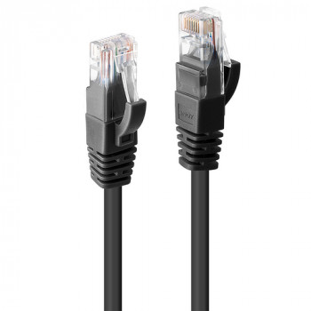 Lindy Cat6 U/UTP patch kábel RJ45, 7,5 m, čierny