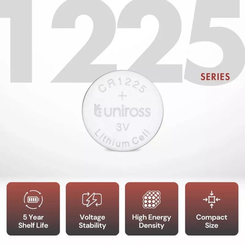 Uniross Batteries lítium gombíková batéria CR1225 3V - SP5 univerzálna batéria