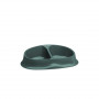 Stefanplast dvojitá miska na krmivo Chic 0,25+0,25 l 27x17,5x7,2 cm zelená