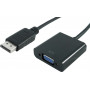 Secomp DisplayPort na VGA adaptérový kábel, DP konektor samec na VGA konektor samica (11.55.3201)
