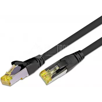 Wirewin Cat6a S/FTP patch kábel, 2 m, čierny