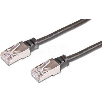 Wirewin Cat5e U/FTP patch kábel, 2 m, čierny