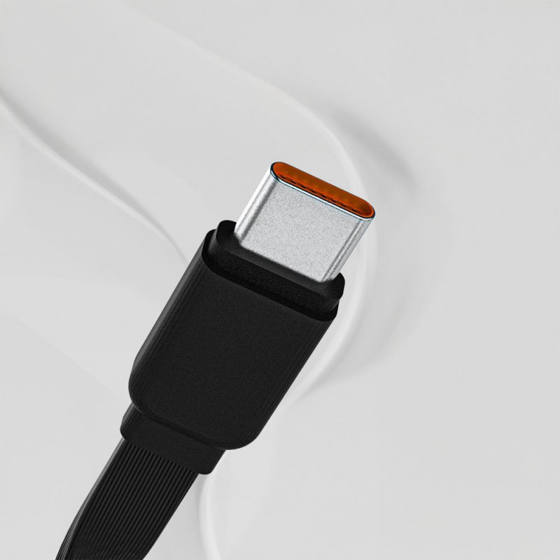 Dudao K32 Powerbank 22,5 W 10000 mAh s integrovaným USB-C/Lightning káblom – čierna