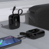 Dudao K32 Powerbank 22,5 W 10000 mAh s integrovaným USB-C/Lightning káblom – čierna