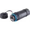 S/CONN RJ45 sieťová patch káblová spojka, Cat6, IP68, krátke prevedenie, outdoor (08-01048)