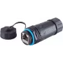 S/CONN RJ45 sieťová patch káblová spojka, Cat6, IP68, krátke prevedenie, pre vonkajšie použitie (08-01048)