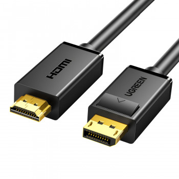 Ugreen DisplayPort na HDMI kábel, 3 m, 4K, čierny