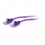C2G Cat6a Slim patch kábel 28AWG, 1,5 m (5 ft), fialový (30190)