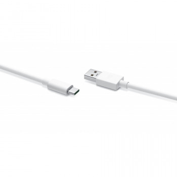 OPPO VOOC kábel USB-A na USB-C, 8 A, 1 m, biela (DL149)
