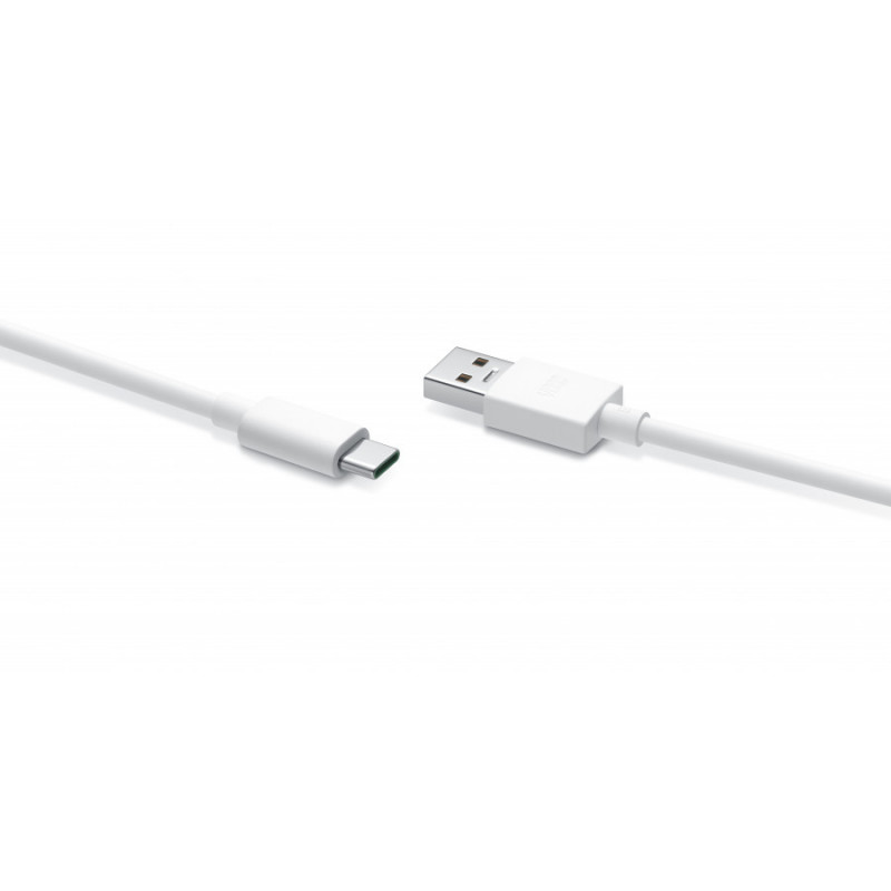 OPPO VOOC kábel USB-A na USB-C, 8 A, 1 m, biely (DL149)