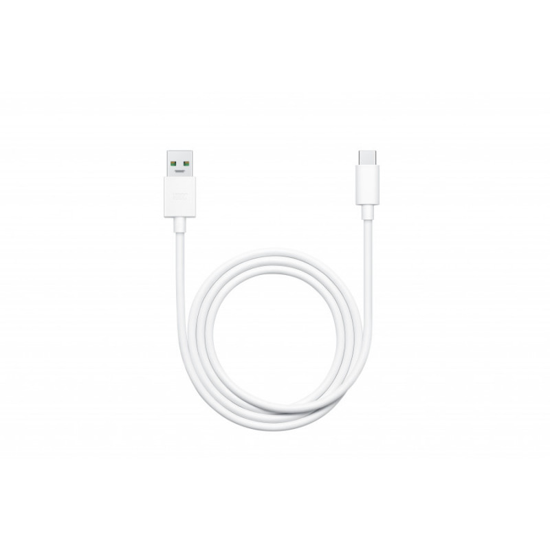 OPPO VOOC kábel USB-A na USB-C, 8 A, 1 m, biely (DL149)