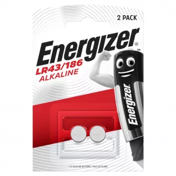 Energizer LR43 alkalická gombíková batéria, 2 kusy
