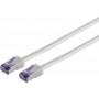 Shiverpeaks Cat6a S/FTP patch kábel RJ45, 2 m, sivý