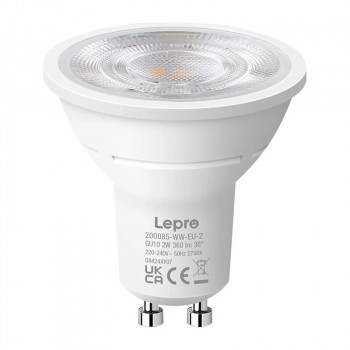 Lepro 200086-WW-EU-5 LED žiarovka GU10, 3,3 W, teplá biela, 5 ks