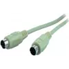 shiverpeaks BS78107-2 PS/2 kábel 1,8 m 6-pin Mini-DIN sivý