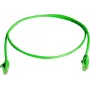 Telegärtner Cat6 U/UTP patch kábel, 0,5 m, zelený