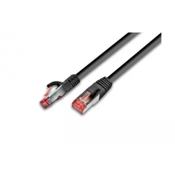 Wirewin Cat6 S/FTP patch kábel, 0,25 m, čierny