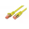 Wirewin Cat6 U/UTP patch kábel, 0,5 m, žltý