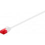 Goobay Slim Cat6 U/UTP patch kábel RJ45, 1 m, biely (93692)
