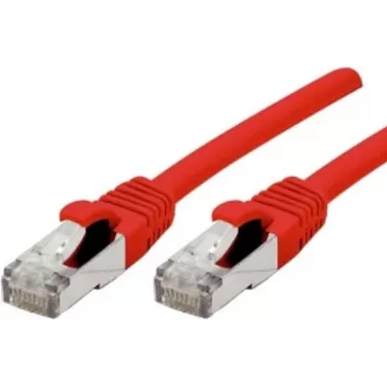 Exertis Connect Cat6a S/FTP patch kábel, 2 m, červený