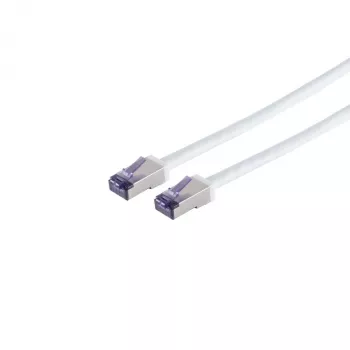 S Conn Maximum Connectivity Cat6a S/FTP patch kábel RJ45, 0,25 m, biela
