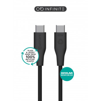 eStuff INFINITE (GRS) USB-C na USB-C kábel (ES604380)