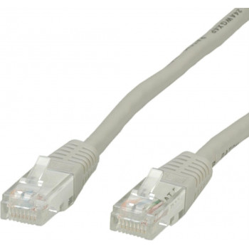Secomp Cat6 U/UTP patch kábel RJ45, 1 m, béžový