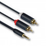 Mercodan PRO minijack–Cinch audio kábel ULTRA, 7,5 m (153212075)