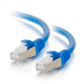 Mercodan Cat6a S/FTP patchkabel RJ45, 2 m, modrý