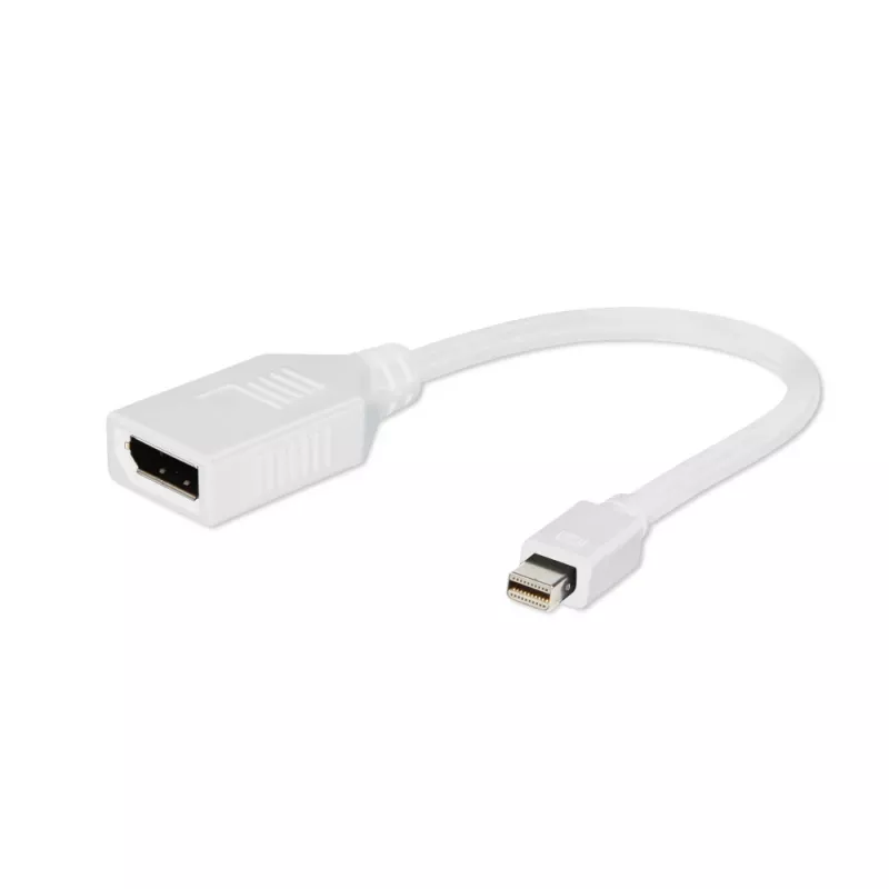 Gembird Mini DisplayPort na DisplayPort adaptér, biely