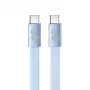TB USB 2.0 kábel USB-C na USB-C, 1 m, 60 W, modrý