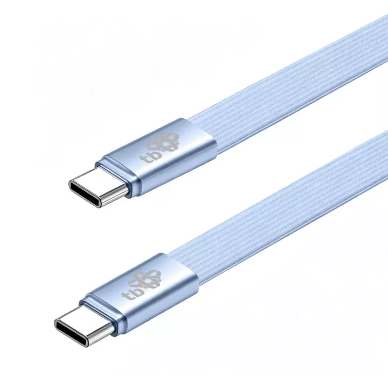 TB USB 2.0 kábel USB-C na USB-C, 1 m, 60 W, modrý