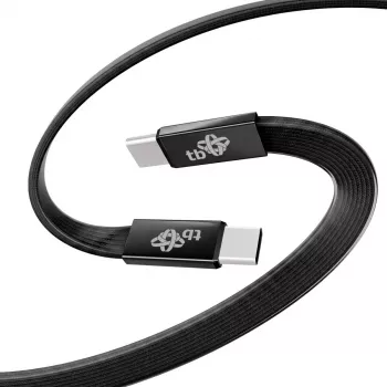 TB USB 2.0 kábel USB-C na USB-C, 1 m, 60 W, čierny