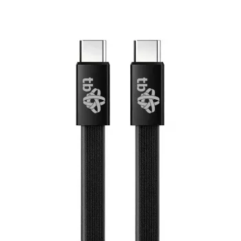 TB USB 2.0 kábel USB-C na USB-C, 1 m, 60 W, čierny