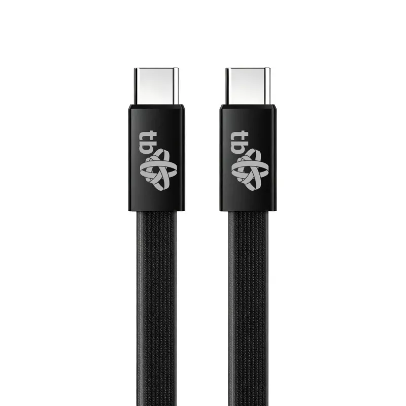 TB USB 2.0 kábel USB-C na USB-C, 1 m, 60 W, čierny