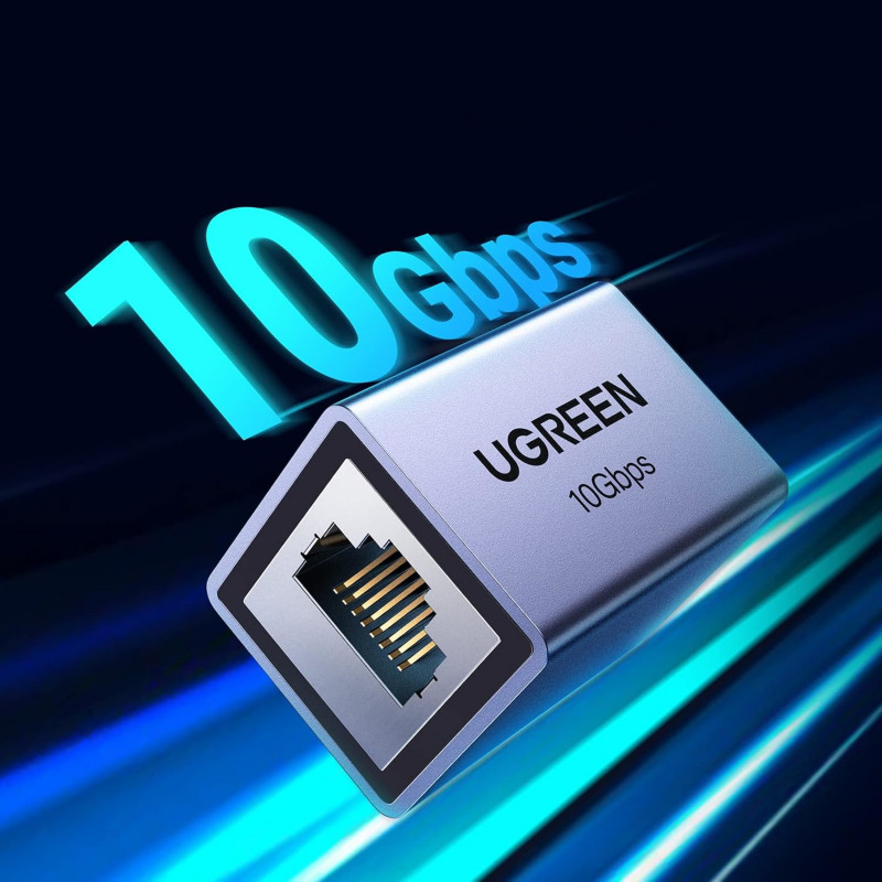 Ugreen NW261 RJ45 Ethernet predlžovacia spojka, 10 Gbps (NW261-15117)
