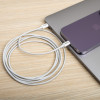 Gizzu USB-C na Lightning kábel, 1,8 m, 27 W PD, biely (GCPU2L18)